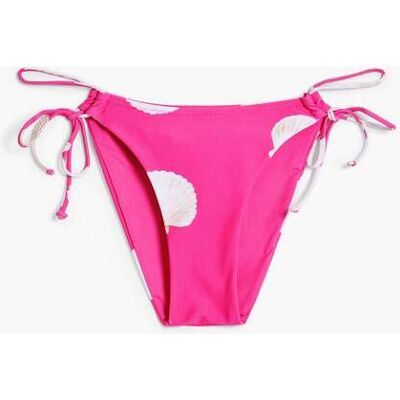 Desigual, Fuchsia schelpen bikinibroekje, Rood, S Desigual, Fuchsia schelpen bikinibroekje, Rood, S