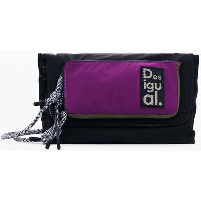Desigual, Modulaire nylon tas, Polyamide, Zwart, U Desigual, Modulaire nylon tas, Polyamide, Zwart, U