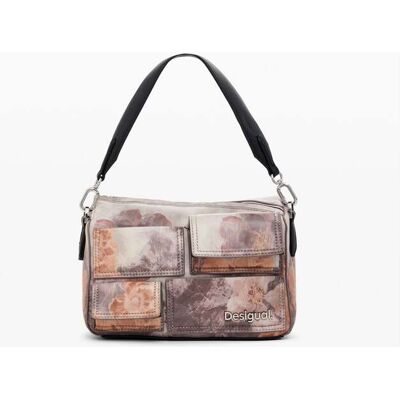Desigual, Multizakken tas, Polyurethaan, Wit, U Desigual, Multizakken tas, Polyurethaan, Wit, U