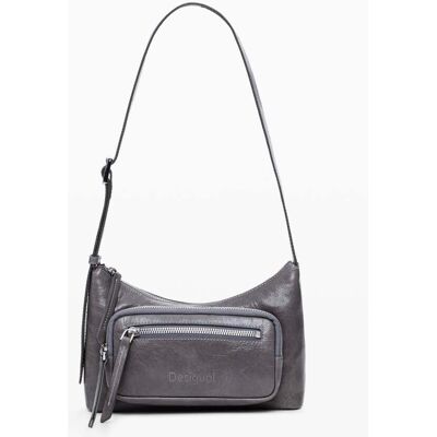 Desigual, Tas S leer, Cow Leather, Zwart, U Desigual, Tas S leer, Cow Leather, Zwart, U