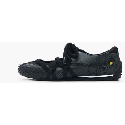 Desigual, Leren schoen met veters, Dames, Cow Leather, Zwart, 37 Desigual, Leren schoen met veters, Dames, Cow Leather, Zwart, 37