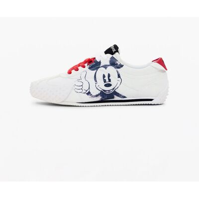 Desigual, Mickey Mouse™ sneakers, Dames, Polyurethaan, Wit, 38 Desigual, Mickey Mouse™ sneakers, Dames, Polyurethaan, Wit, 38