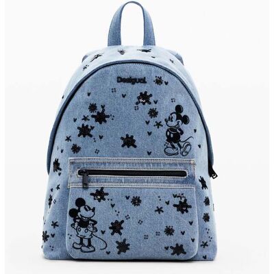 Desigual, Mickey Mouse™ denim rugzak, Blauw, U Desigual, Mickey Mouse™ denim rugzak, Blauw, U