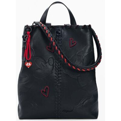 Desigual, Middelgrote rugzak Mickey Mouse™, Dames, Polyurethaan, Zwart, U Desigual, Middelgrote rugzak Mickey Mouse™, Dames, Polyurethaan, Zwart, U