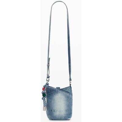 Desigual, Mobieletelefoonhouder met bedeltjes, Blauw, U Desigual, Mobieletelefoonhouder met bedeltjes, Blauw, U
