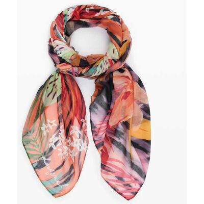 Desigual, Jungle sjaal, Polyester, U Desigual, Jungle sjaal, Polyester, U