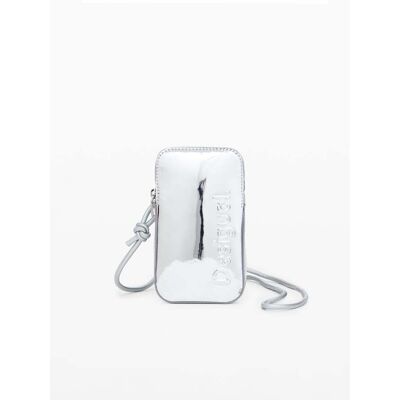 Desigual, Telefoonhouder-portemonnee van imitatieleer, Polyurethaan, Zwart, U Desigual, Telefoonhouder-portemonnee van imitatieleer, Polyurethaan, Zwart, U