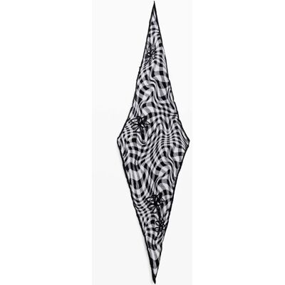 Desigual, Ruitjes sjaal, Polyester, Wit, U Desigual, Ruitjes sjaal, Polyester, Wit, U