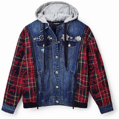 Desigual, Hybride spijkerjack, L Desigual, Hybride spijkerjack, L