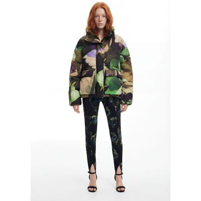 Desigual, Gewatteerde jas M. Christian Lacroix, Polyester, Groen, L Desigual, Gewatteerde jas M. Christian Lacroix, Polyester, Groen, L