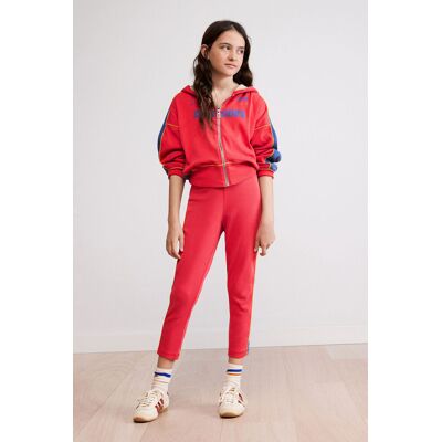Desigual, Sweatshirt met capuchon en ritssluiting, Kinderen, Katoen, Rood, 11/12 Desigual, Sweatshirt met capuchon en ritssluiting, Kinderen, Katoen, Rood, 11/12