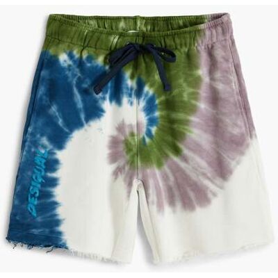 Desigual, Tie-Dye katoenen korte broek, Katoen, 7/8 Desigual, Tie-Dye katoenen korte broek, Katoen, 7/8