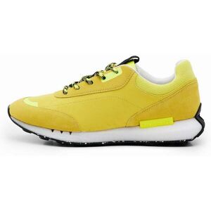 Desigual, Rubberen runner sneakers, Geel, 36 Desigual, Rubberen runner sneakers, Geel, 36