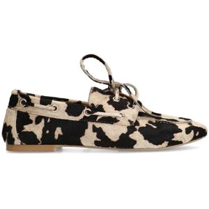 Sacha Cow print bootschoenen zwart vrouw 40 Sacha Cow print bootschoenen zwart vrouw 40
