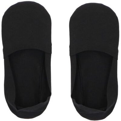 Sacha Sneakersokken invisible zwart - 2 paar zwart vrouw L Sacha Sneakersokken invisible zwart - 2 paar zwart vrouw L