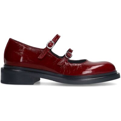 Sacha Bordeaux lakleren Mary Jane's rood vrouw 40 Sacha Bordeaux lakleren Mary Jane's rood vrouw 40