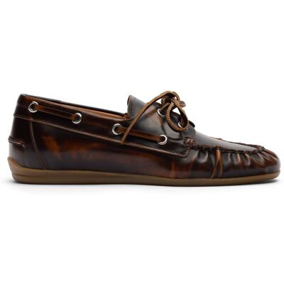 Sacha Brownwashed leren bootschoenen bruin vrouw 38 Sacha Brownwashed leren bootschoenen bruin vrouw 38