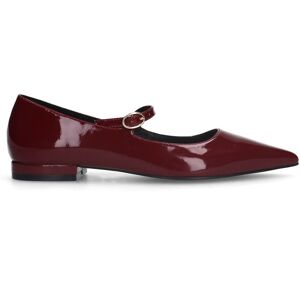 Sacha Bordeaux rode lak ballerina's rood vrouw 36 Sacha Bordeaux rode lak ballerina's rood vrouw 36