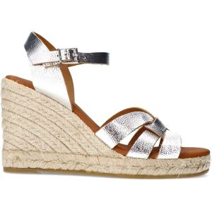 Sacha Zilveren metallic sleehak sandalen zilver vrouw 42 Sacha Zilveren metallic sleehak sandalen zilver vrouw 42