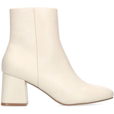 Sacha Off white enkellaarsjes met blokhak wit vrouw 37 Sacha Off white enkellaarsjes met blokhak wit vrouw 37