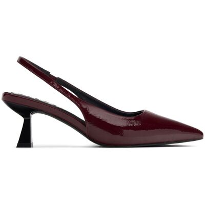 Sacha Bordeaux lak slingback pumps rood vrouw 36 Sacha Bordeaux lak slingback pumps rood vrouw 36