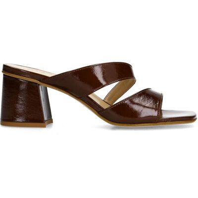 Sacha Bruine sandalen met blokhak bruin vrouw 37 Sacha Bruine sandalen met blokhak bruin vrouw 37