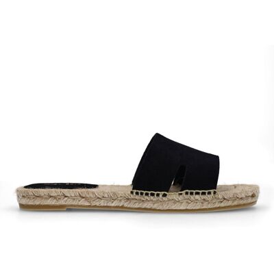 Sacha Zwarte suède slippers zwart vrouw 36 Sacha Zwarte suède slippers zwart vrouw 36