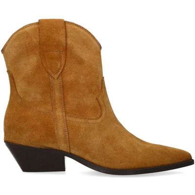 Sacha Taupe suède western enkellaarsjes bruin vrouw 36 Sacha Taupe suède western enkellaarsjes bruin vrouw 36