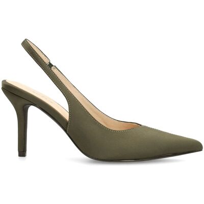 Sacha Groene slingback pumps groen vrouw 38 Sacha Groene slingback pumps groen vrouw 38