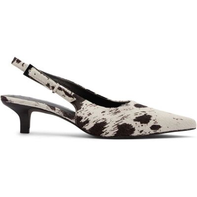Sacha Cow print slingback pumps bruin vrouw 36 Sacha Cow print slingback pumps bruin vrouw 36