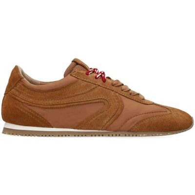 Sacha Cognac sneakers met dubbele veters bruin vrouw 41 Sacha Cognac sneakers met dubbele veters bruin vrouw 41