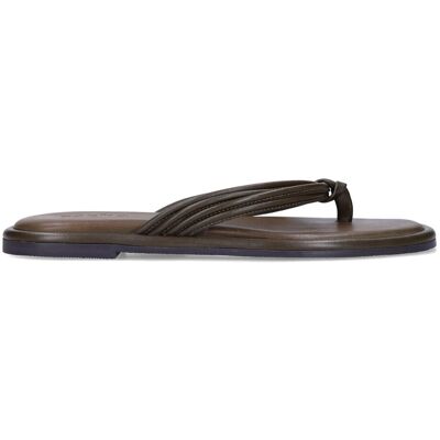Sacha Groene leren slippers groen vrouw 42 Sacha Groene leren slippers groen vrouw 42