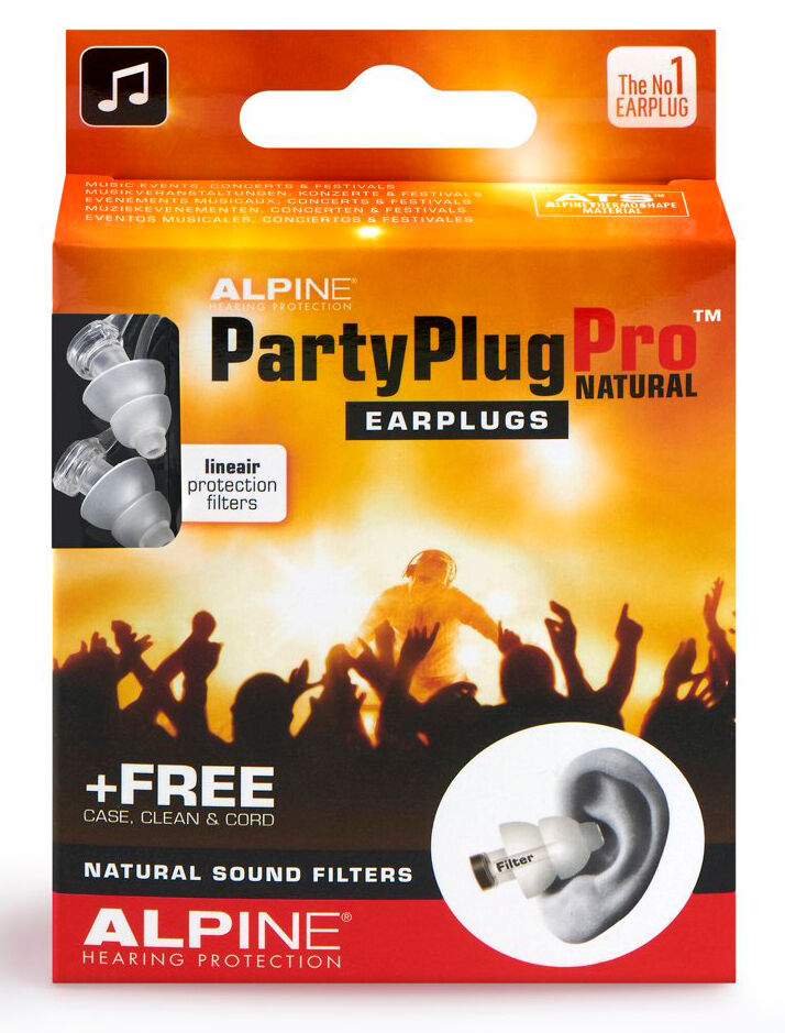 Alpine Partyplug Pro Natural 1 paar