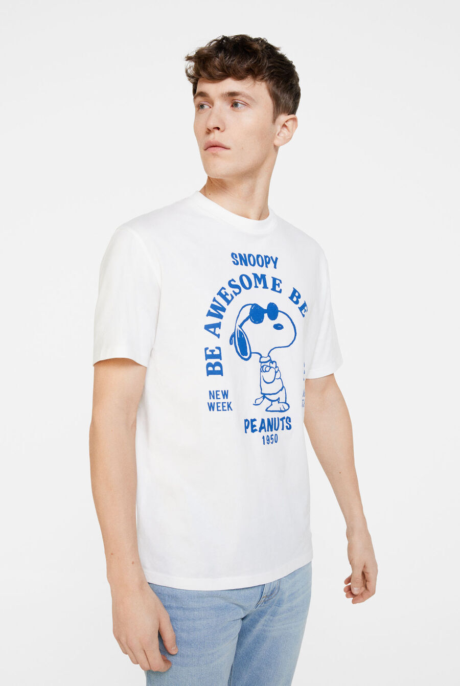 Springfield Camiseta snoopy Springfield écru