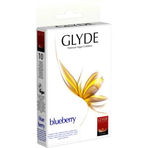 Glyde Premium Vegan Condooms Blueberry - 10 stuks