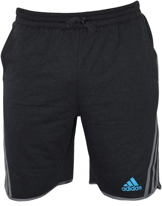 Adidas Leisure Fleece Short Beluga Zwart - XS