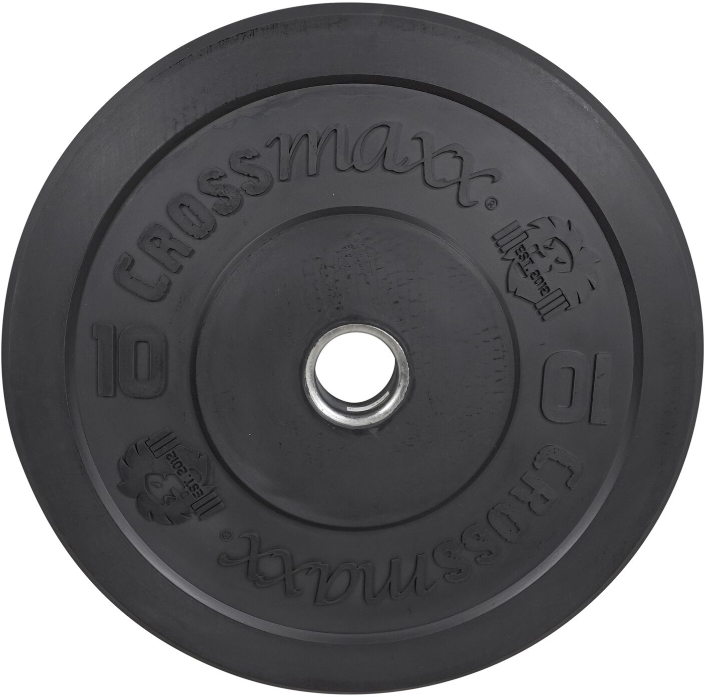 Lifemaxx Crossmaxx Olympische Halterschijf - 50 mm - 10 kg - Zwart