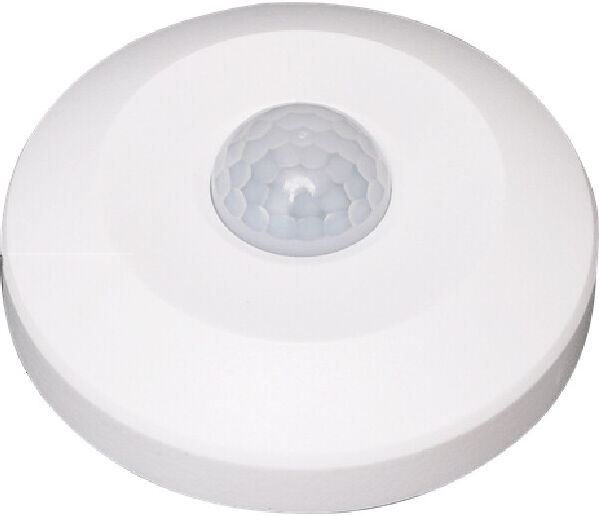 BES LED Bewegingssensor - Aigi Infron - Opbouw Rond Slim - Mat Wit Kunststof - 360° 6m