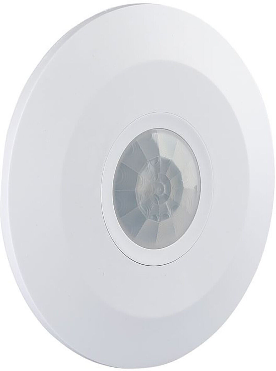 BES LED Bewegingssensor - Viron Suntri - Opbouw Rond - Mat Wit - Kunststof - 360°