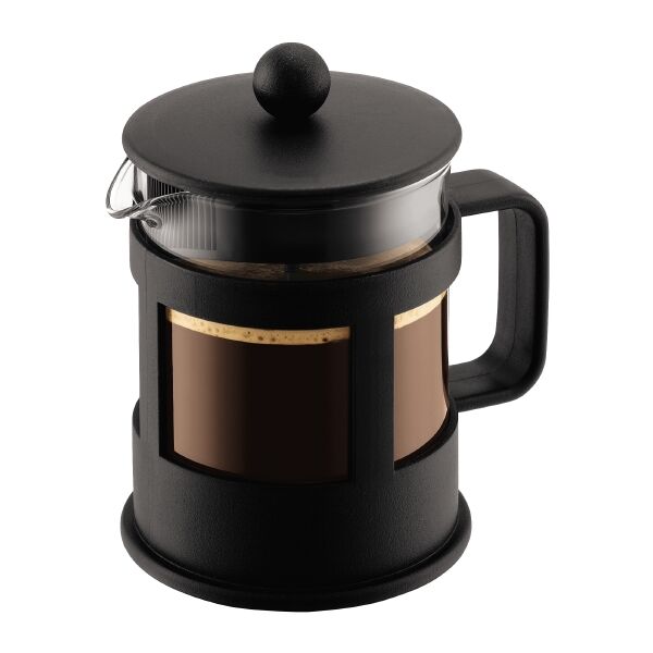 Bodum KENYA Cafetière, 4 kops, 0.5 l Zwart