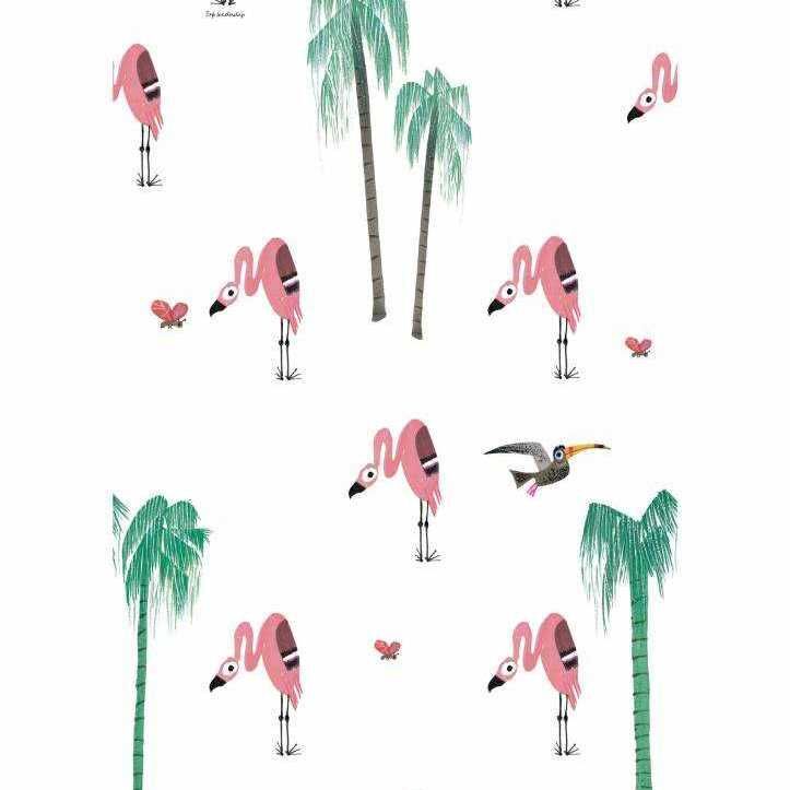 KEK Amsterdam Flamingo behang
