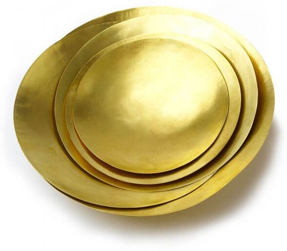 Tom Dixon Form schaal set large goud