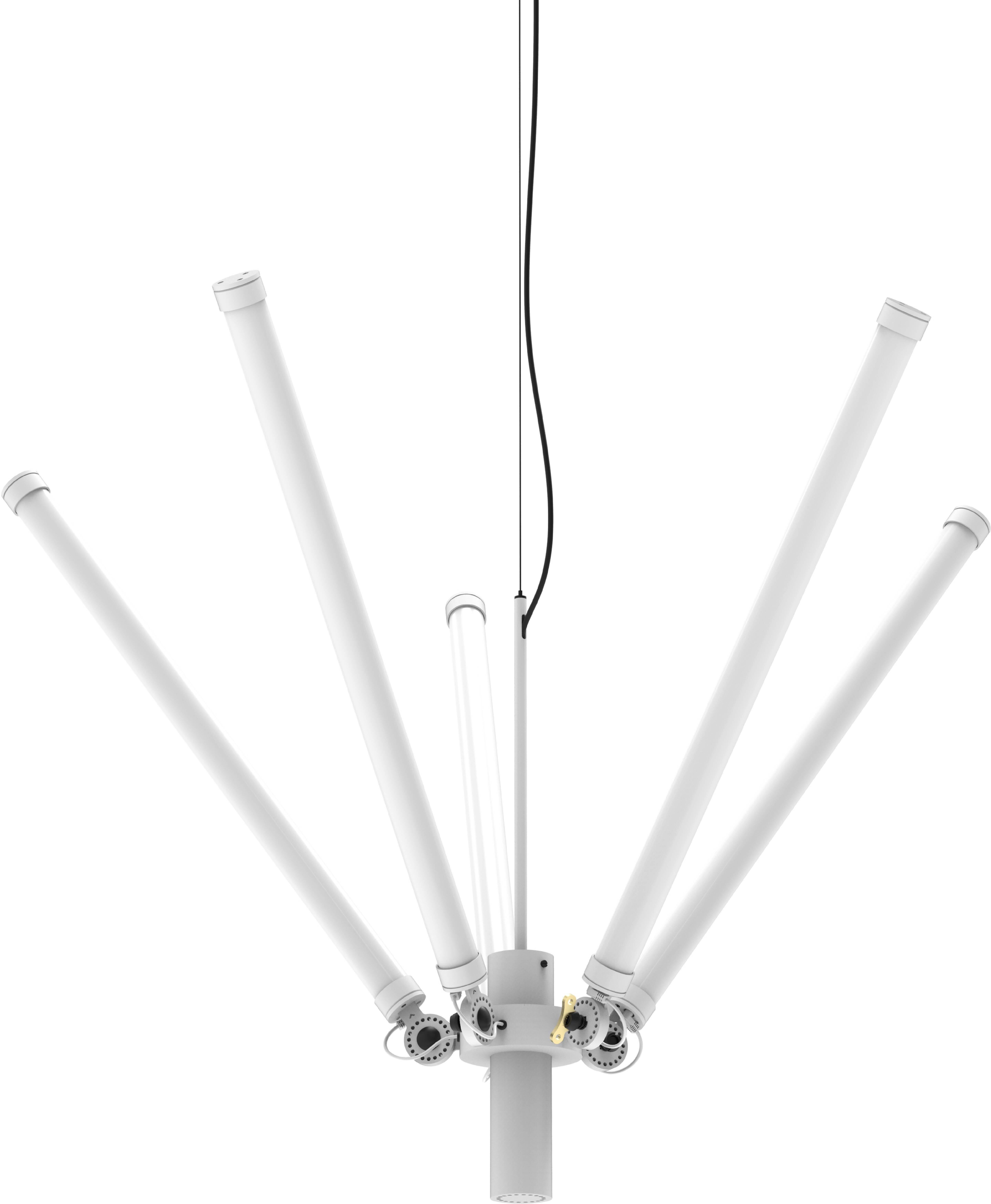 Tonone Mr Tubes LED kroonluchter pure white