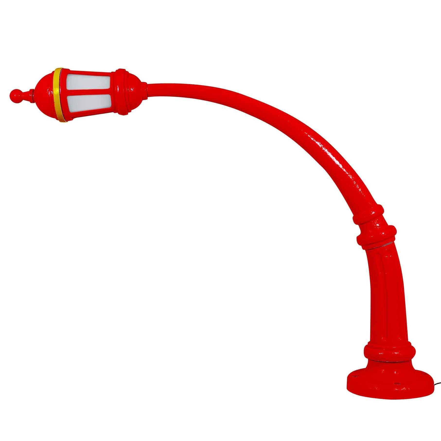 Seletti Street Lamp vloerlamp buiten rood