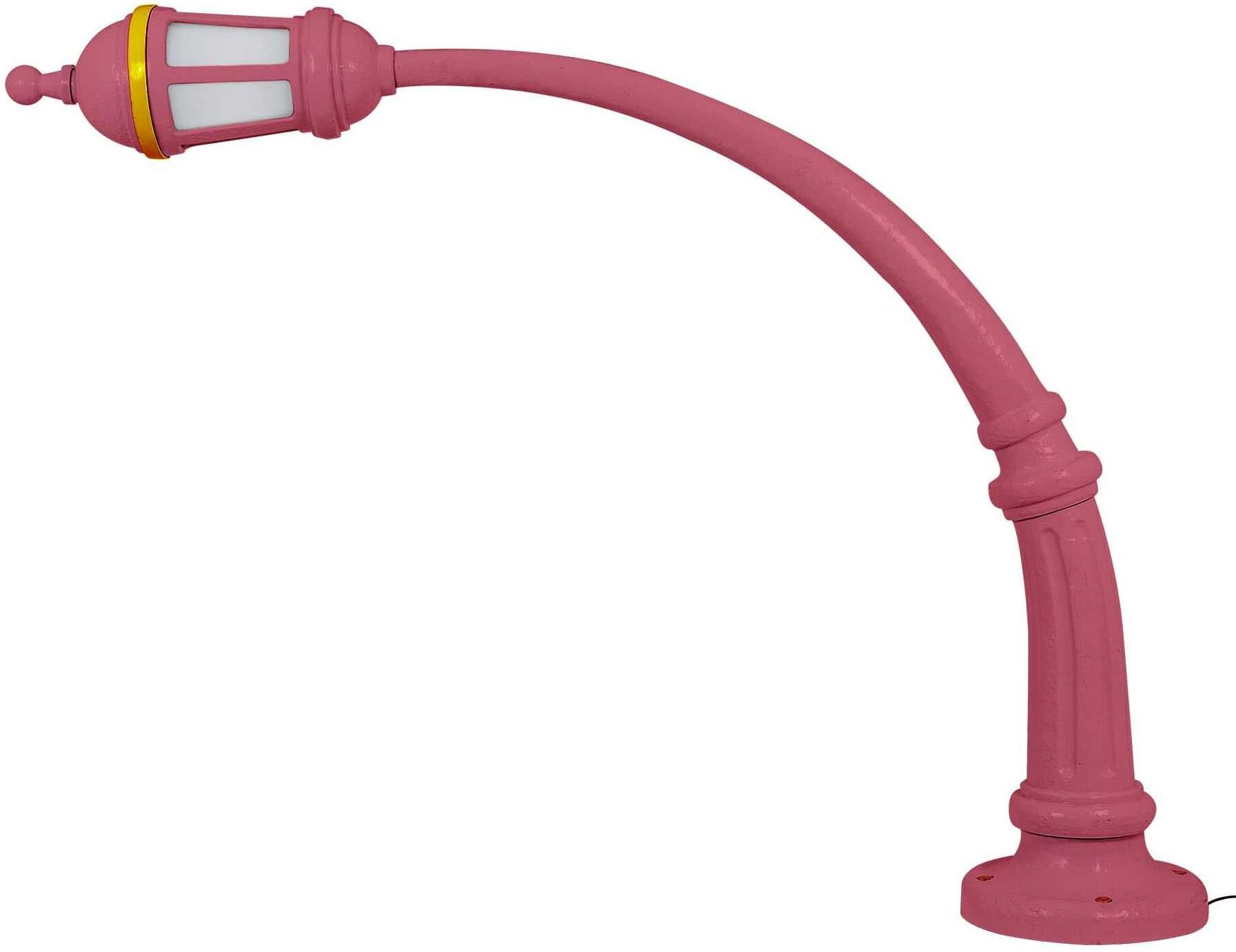 Seletti Street Lamp vloerlamp buiten roze