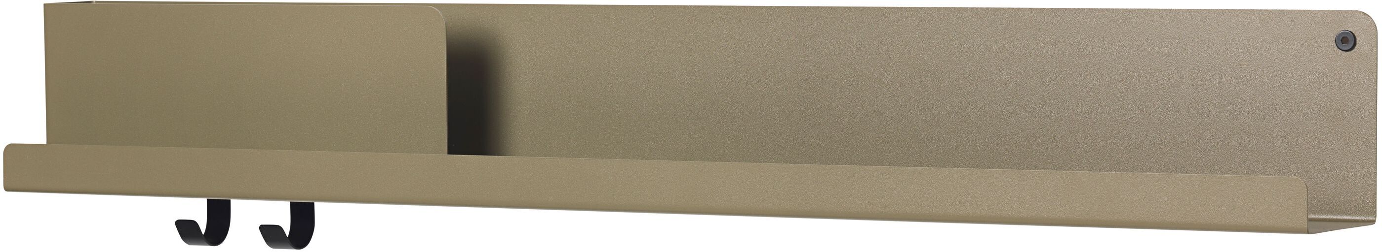 Muuto Folded wandplank large olijfgroen