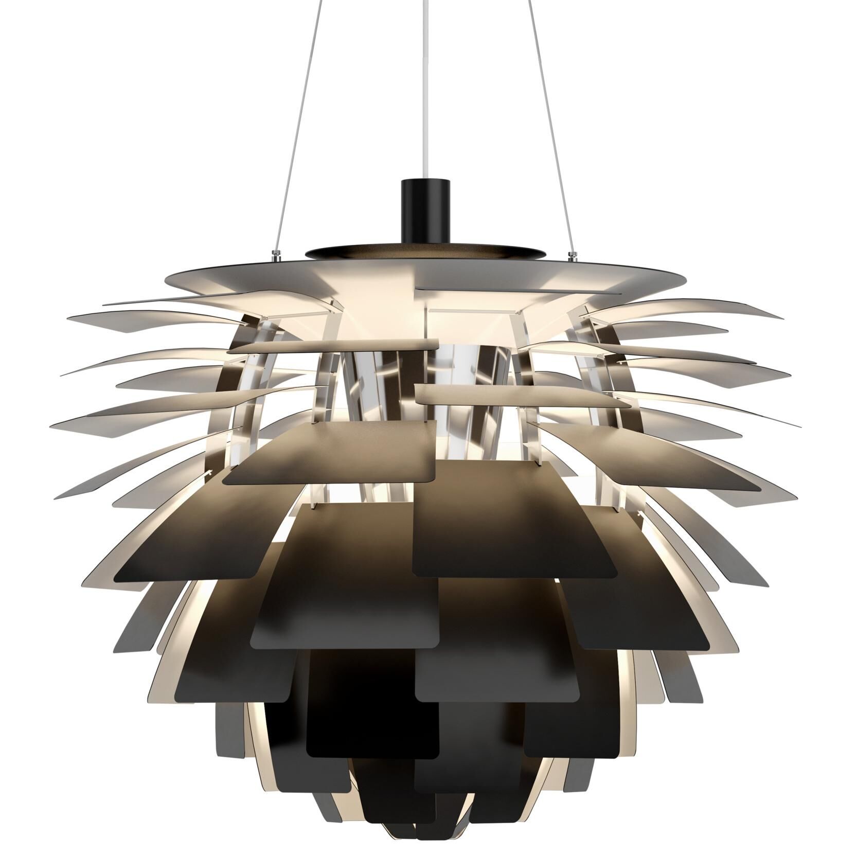 Louis Poulsen PH Artichoke 72 hanglamp LED zwart