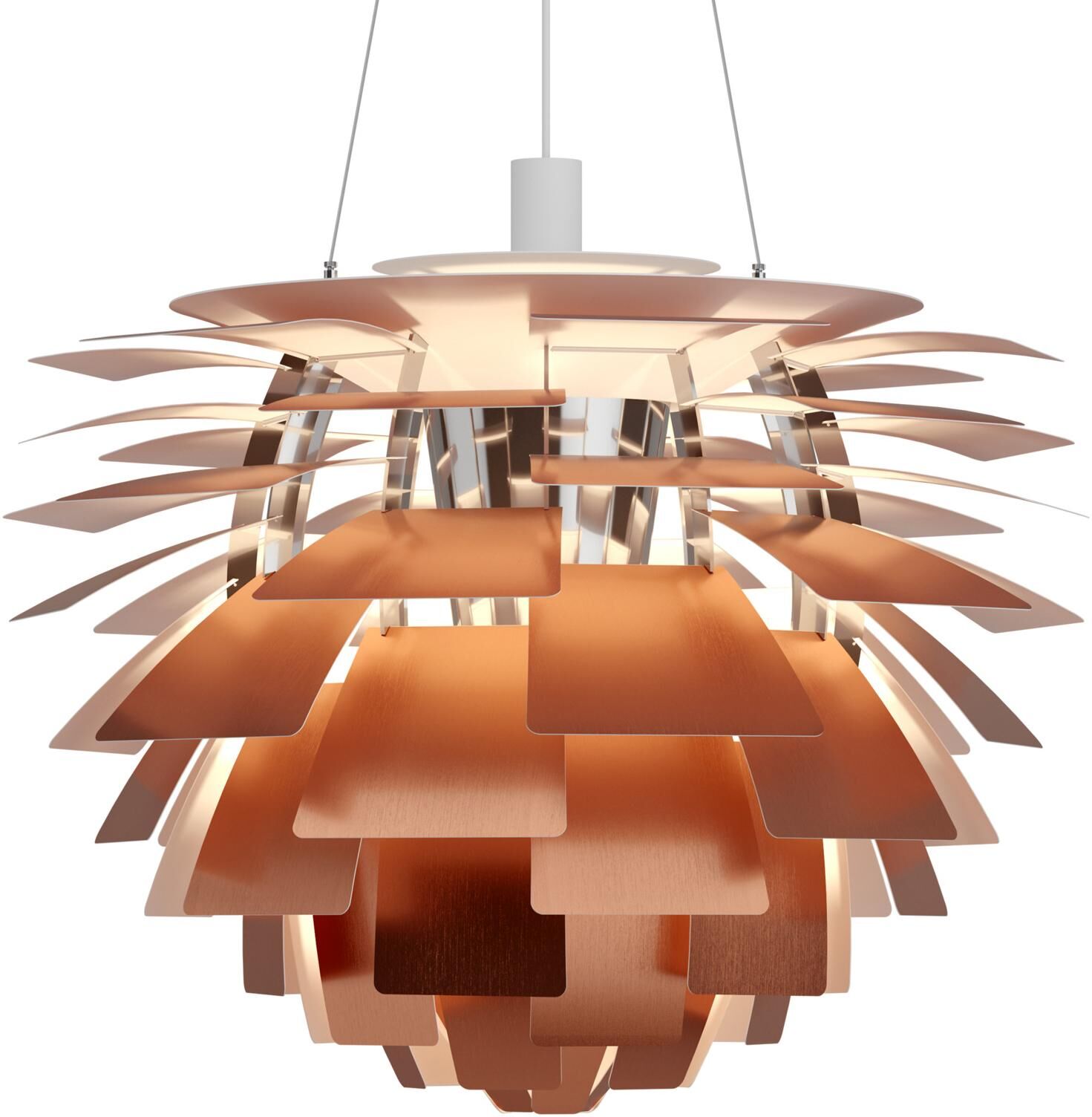 Louis Poulsen PH Artichoke 72 hanglamp LED koper