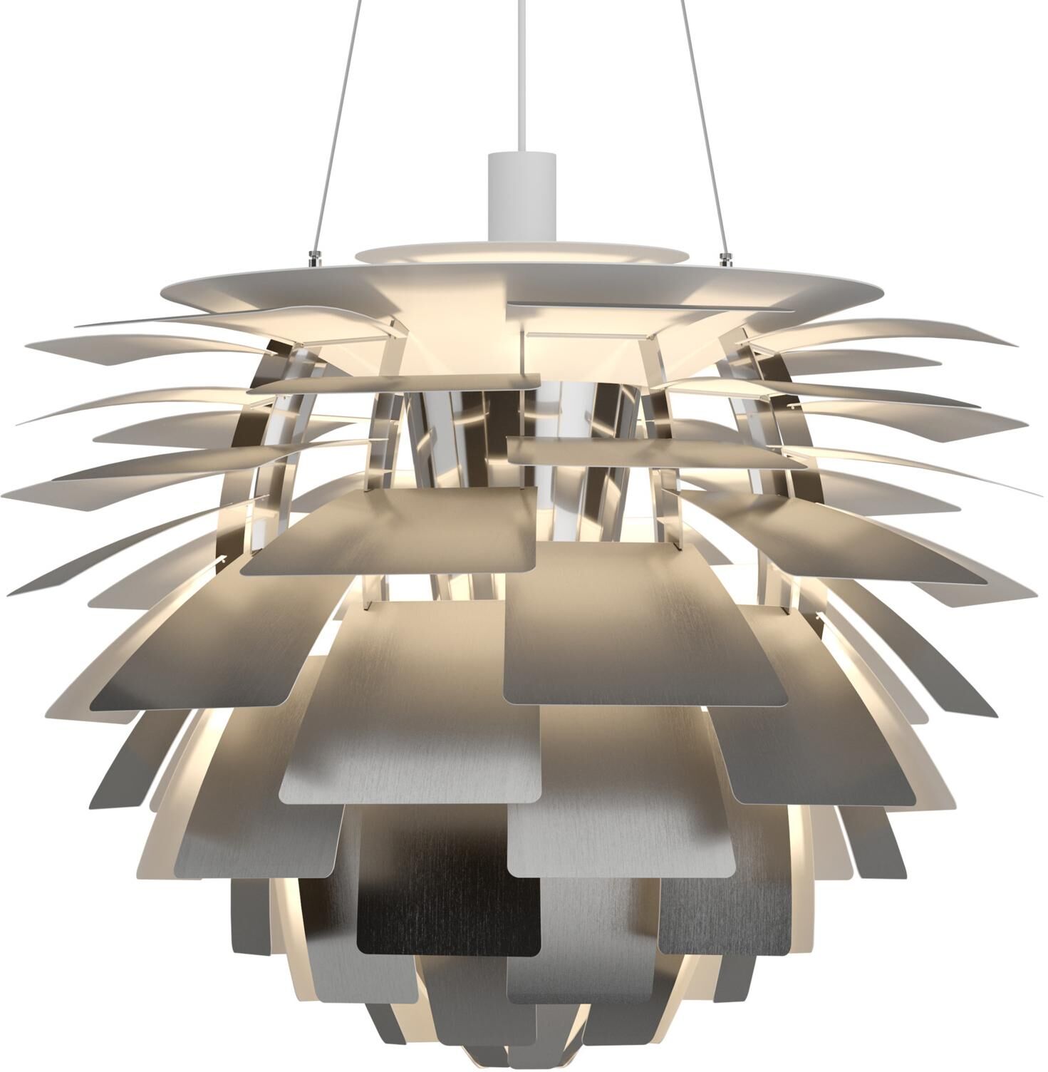 Louis Poulsen PH Artichoke 72 hanglamp LED roestvrijstaal