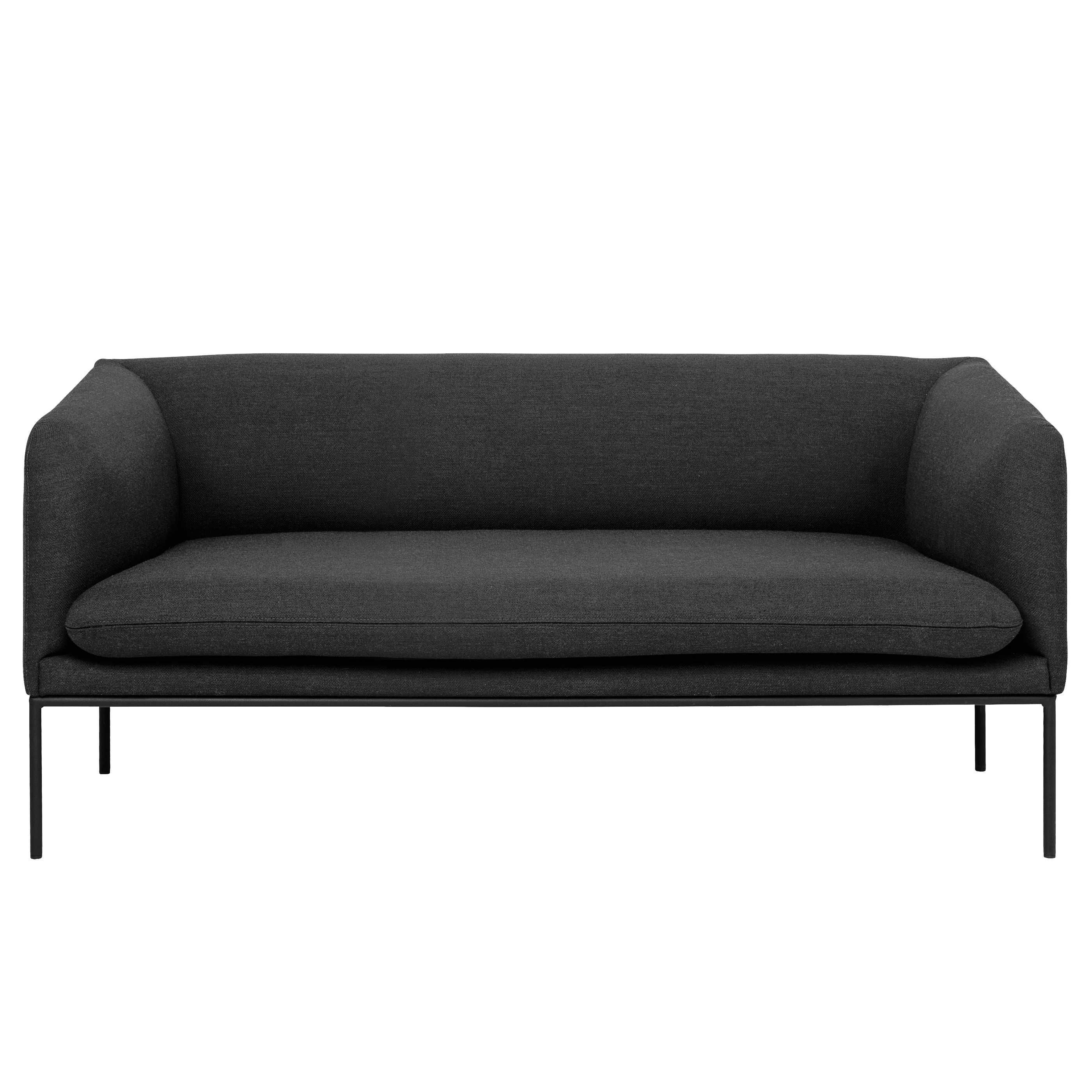 Ferm Living Turn Sofa bank Fiord 2-zits donkergrijs